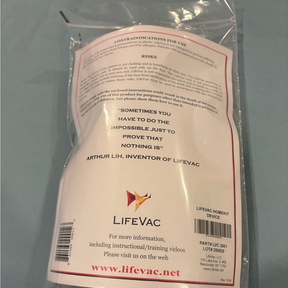 LifeVac Home Kit - Picture 3 of 3